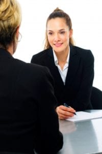 Women meeting with a digital marketing recruiter